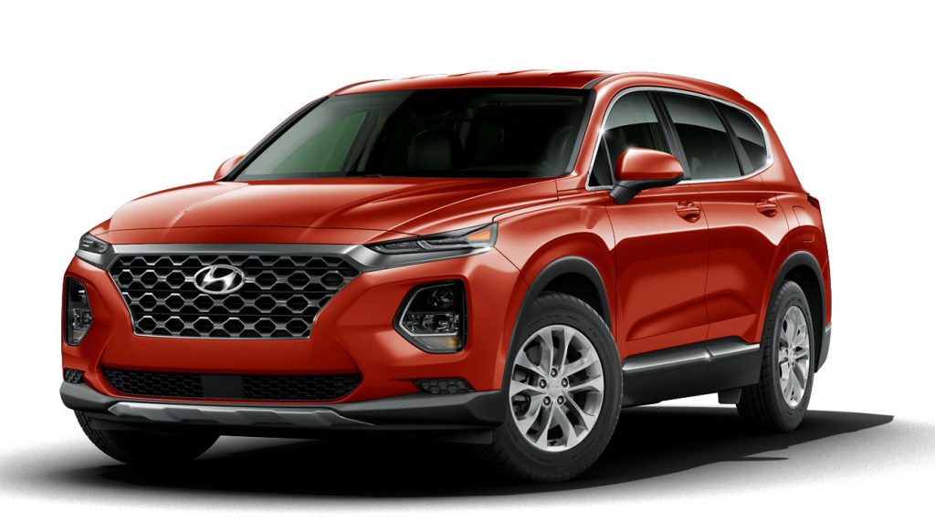 2020 Hyundai Santa Fe in Lava Orange
