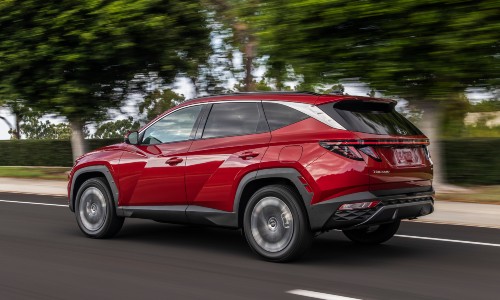 Red 2022 Hyundai Tucson