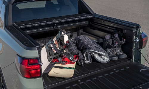 Full truck bed of 2022 Hyundai Santa Cruz