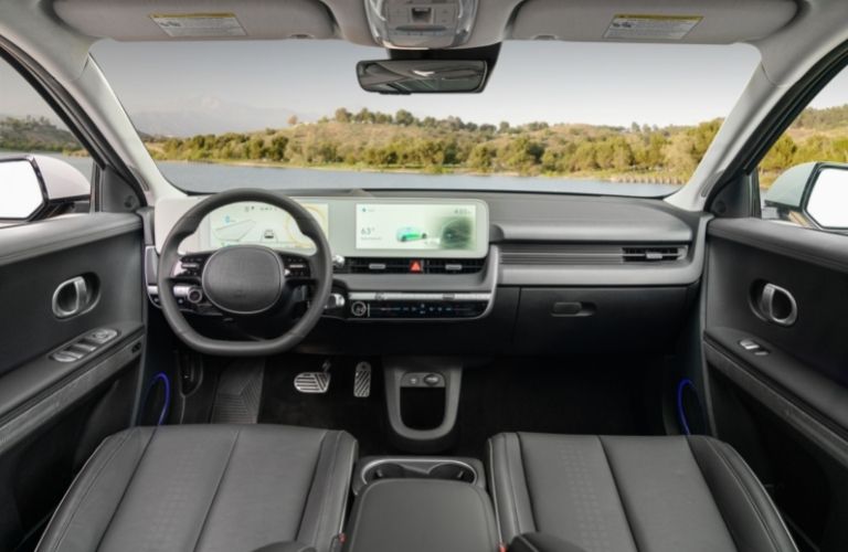 2022 Hyundai IONIQ Front Interior and Dashboard
