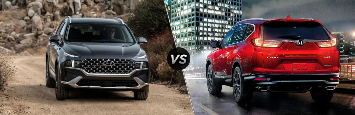 Hyundai Santa Fe vs Honda CR-V comparison.