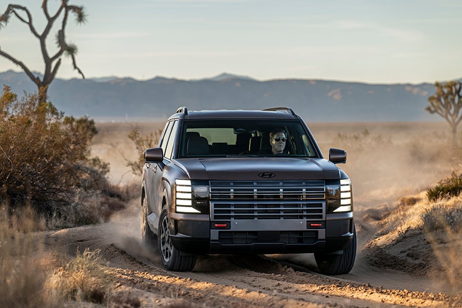 The Palisade is big enough for gear and the family. Plus the seats fold to allow for more cargo space.