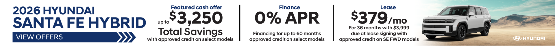 2026 Hyundai Santa Fe Hybrid