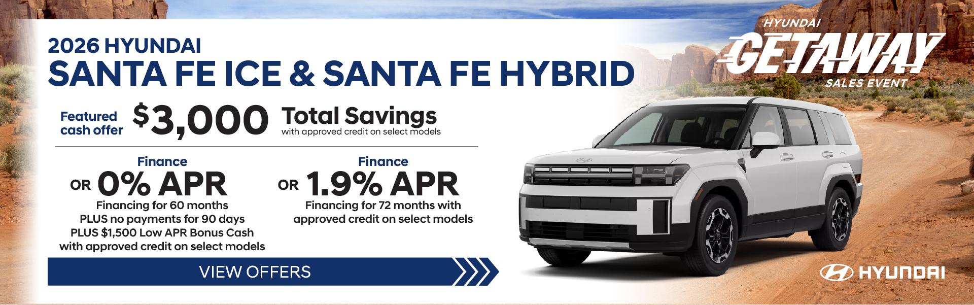 2026 Hyundai Santa Fe ICE and Santa Fe Hybrid 