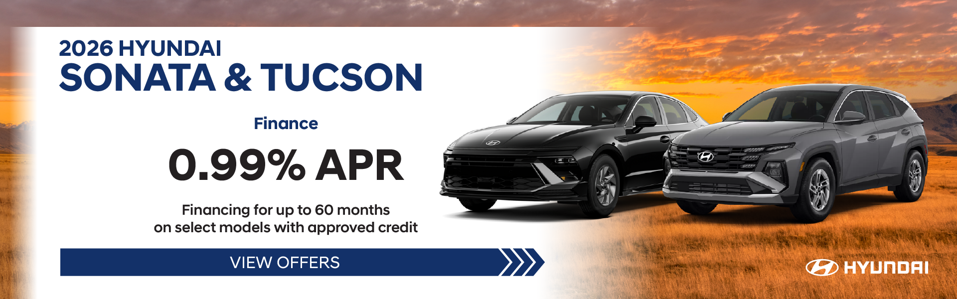 2026 Hyundai Sonata and Tucson models!