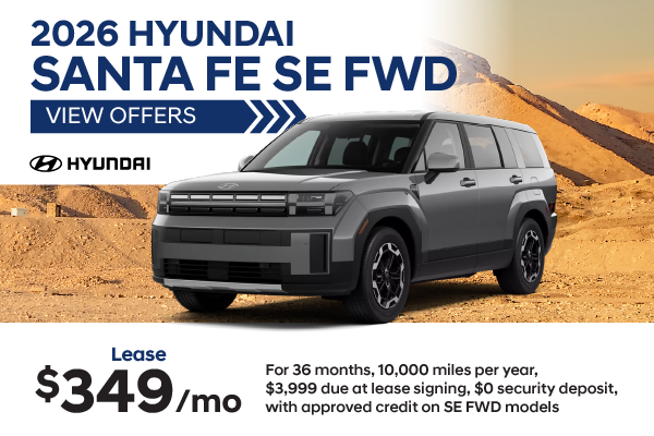 2026 Hyundai Santa Fe SE FWD