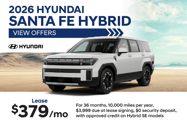 2026 Hyundai Santa Fe Hybrid SE FWD